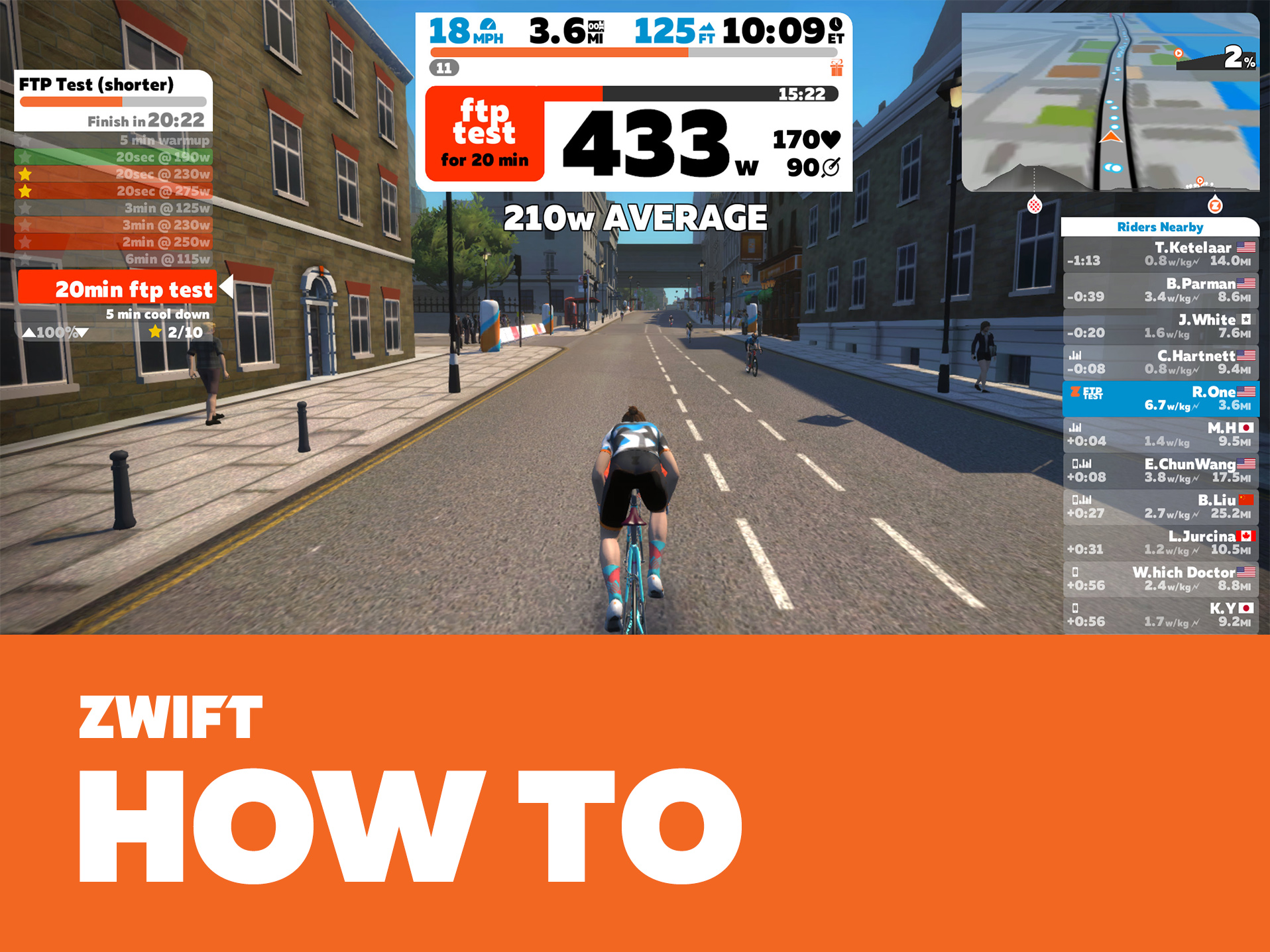Zwift News Zwift HowTo Taking a FTP Test